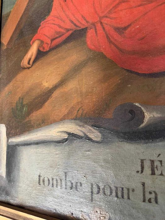 14 obrazów na płótnie - Droga Krzyżowa XVIII / XIX Wiek Antyk Francja