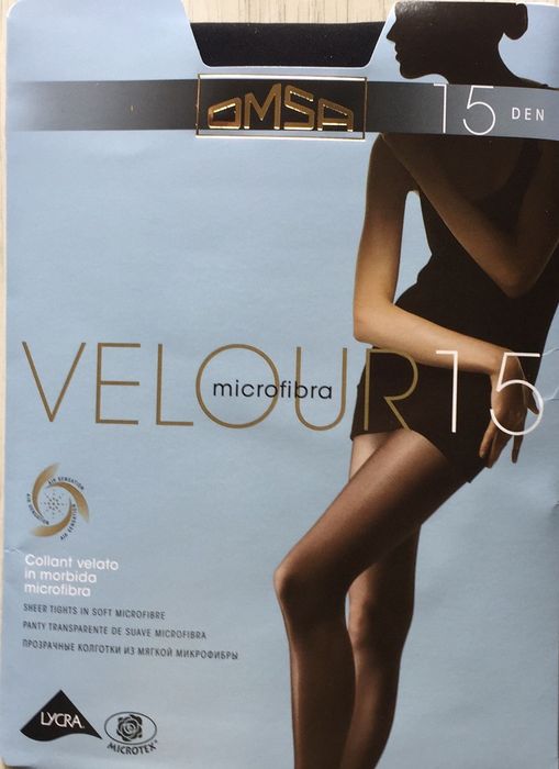 Жiноча колгота Omsa. Серія Velour.