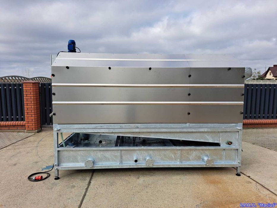 Nowa myjka szczotkowa - szczotkarka wahadłowa do warzyw MS-3000