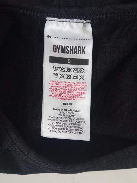 Gymshark Vision Crop Top treningowy damski długi rękaw r S/36