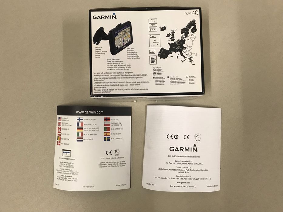 GPS Garmin NaveTeq Maps Navegação Europa
