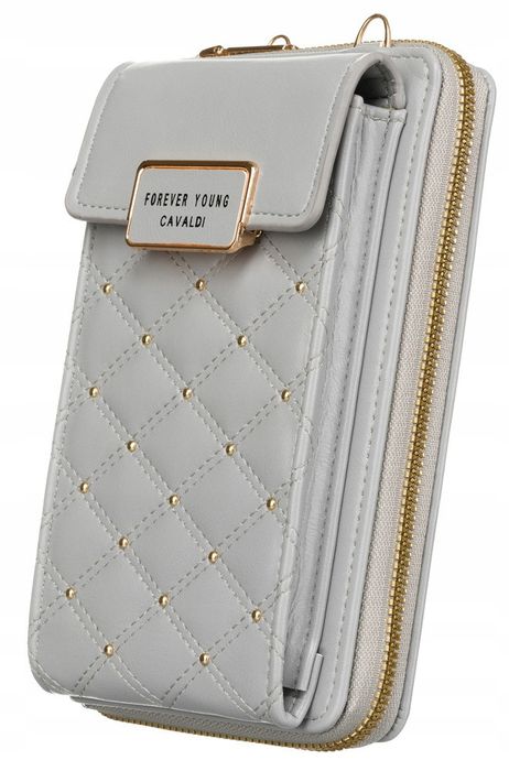 mini torebka-portfel damska ze skóry ekologicznej - 4u cavaldi