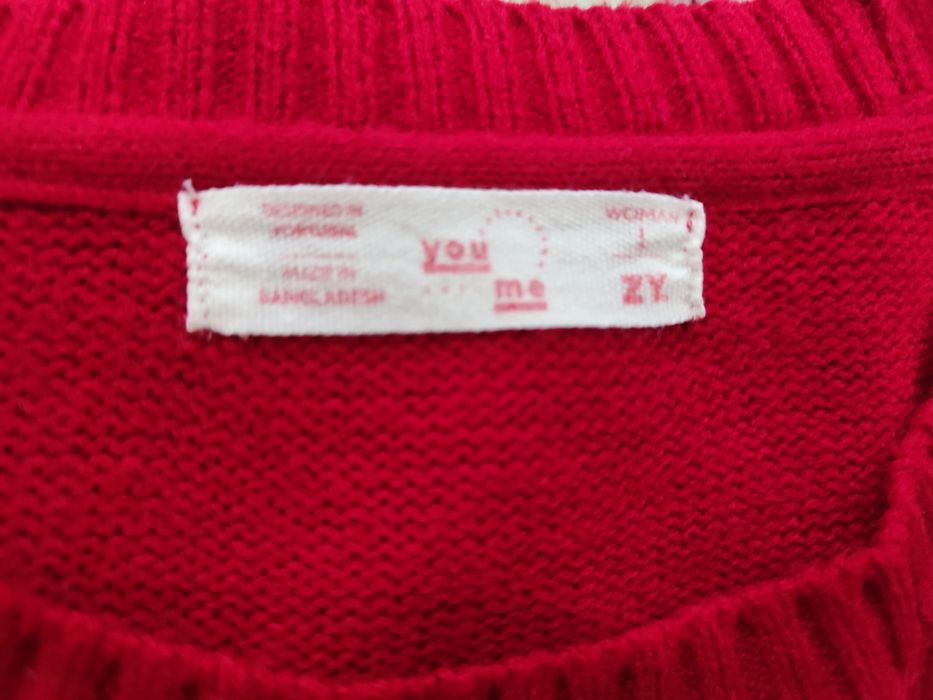 Conjunto familiar: Camisolas de malha de natal