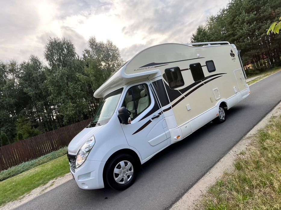 Renault Ahorn Alaska TD Plus 2018r  Solar Klima Tv Toaleta Markiza Opuszczane Łóżko Okazja