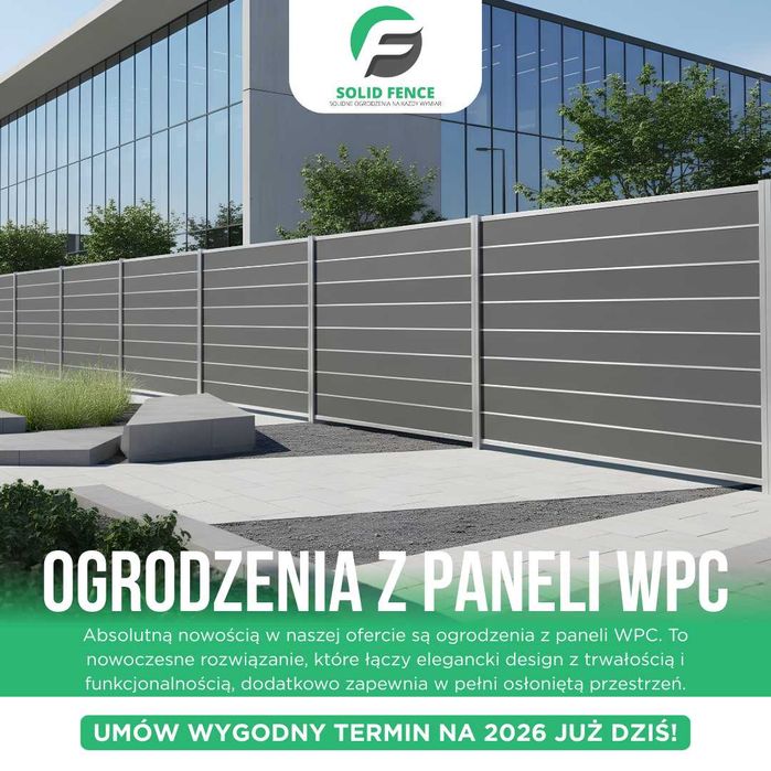 Ogrodzenia panelowe frontowe modułowe bloczki siatka panel montaż