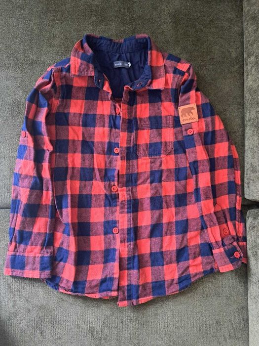 koszula w kratkę dla chłopca 128 ENDO