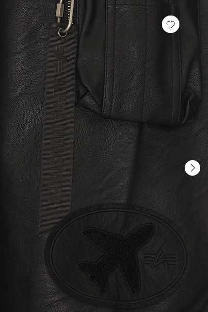 ALPHA INDUSTRIES Шкіряна університетська куртка MA-1 L/M