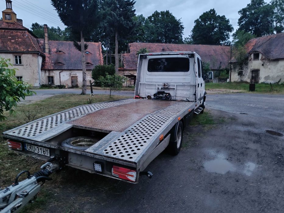 Renault Mascott, laweta, autolaweta, hak, najazd, wciągarka poduszki