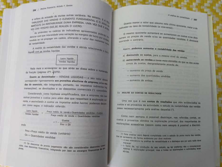 Análise Financeira – 
Arlindo F. Santos