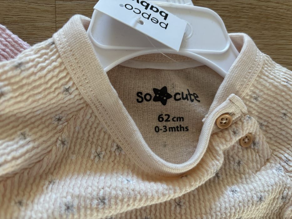 NOWE body rozm 62 - zestaw z metkami
