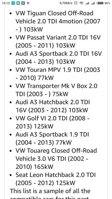 Sensor pressão gazes do escape diesel.