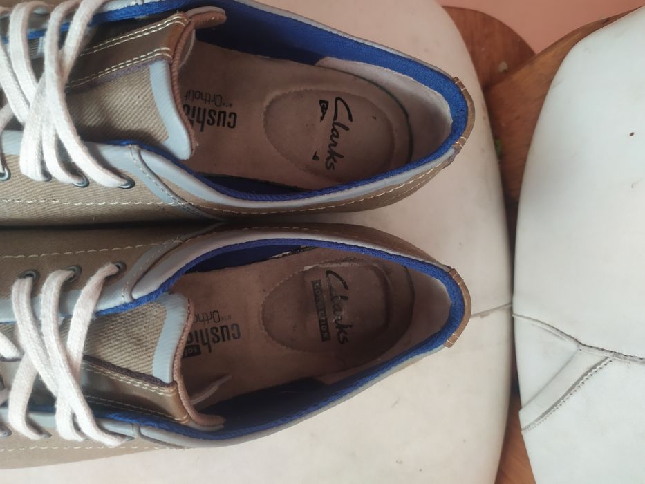 Текстильные кеды Clarks. раз 40