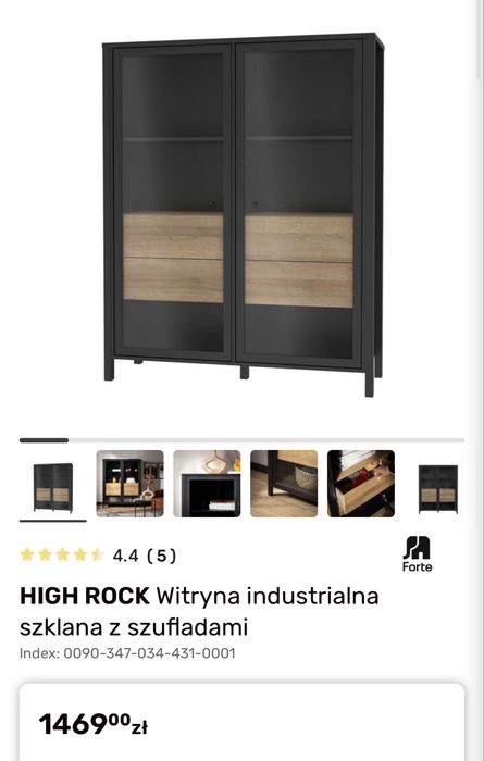 Witryna HIGH ROCK Agatameble