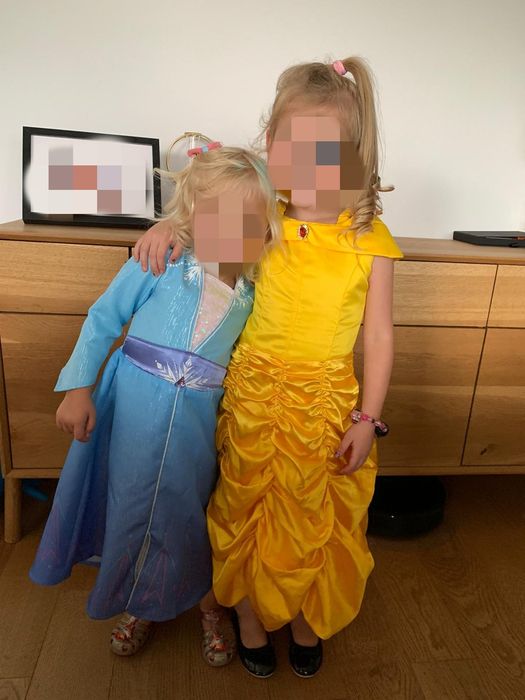 Sukienka strój Bella karnawał Halloween Disney