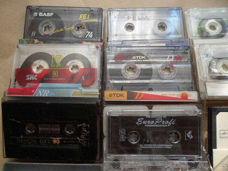Аудиокассеты Свема СССР,DENON, SONY,TDK,BASF c записями.14штук+бонус.