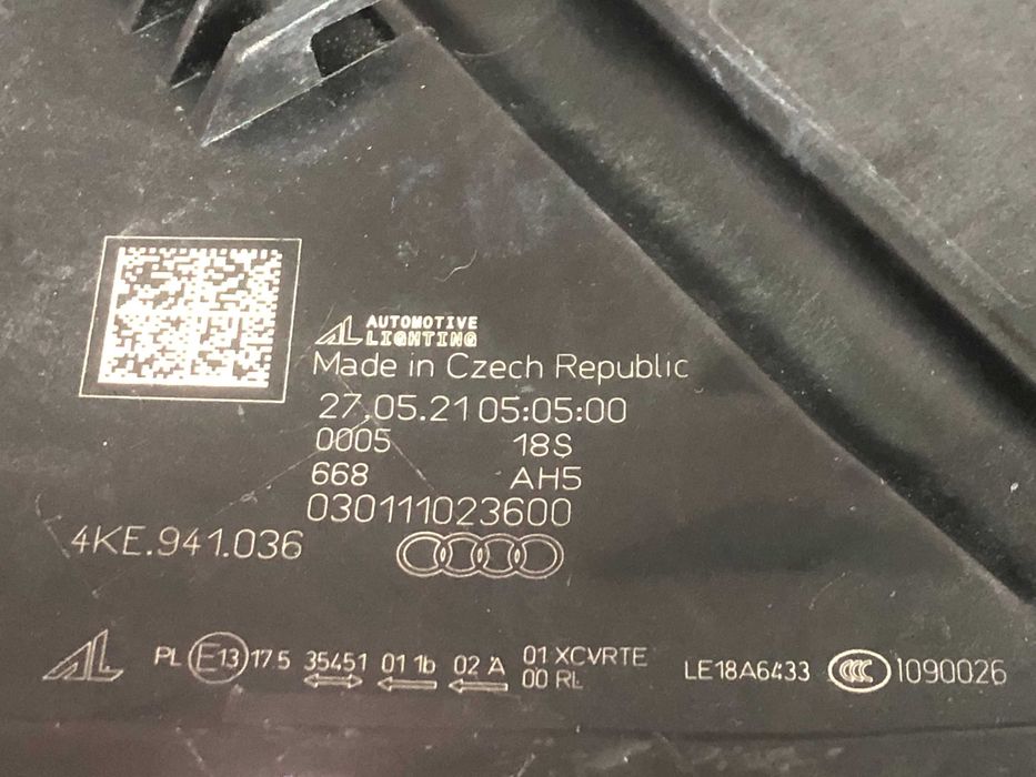 Фара Audi E-Tron Matrix Light Європа 4KE941036