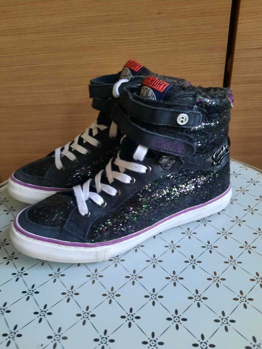 Trampki SUPERDRY, świetne połyskujące oryginalne roz.39