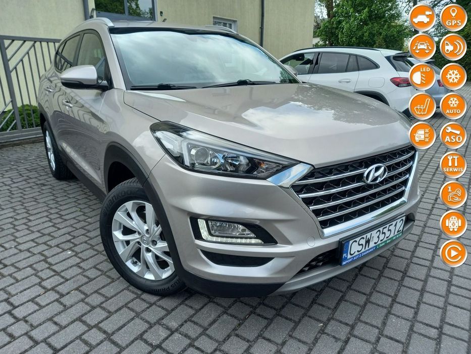 Hyundai Tucson 1.6Crdi 6Biegów Duża Nawigacja Kamera Grz.Fotele Klimatr. Bezwypadkowy