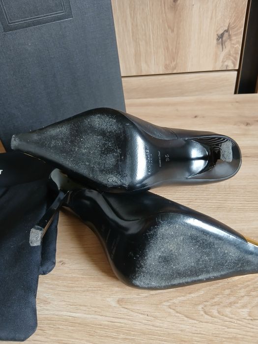 Buty na obcasie Saint Laurent