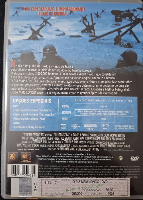 DVD O dia mais longo.