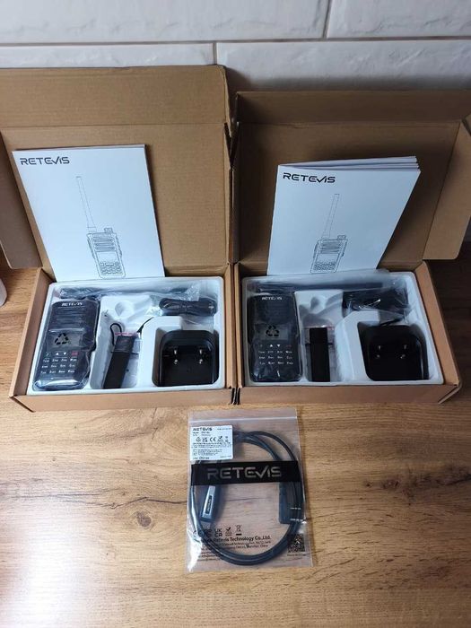 Рація Retevis RA89 - потужність 10Вт, далекобійна, зарядка Type-C