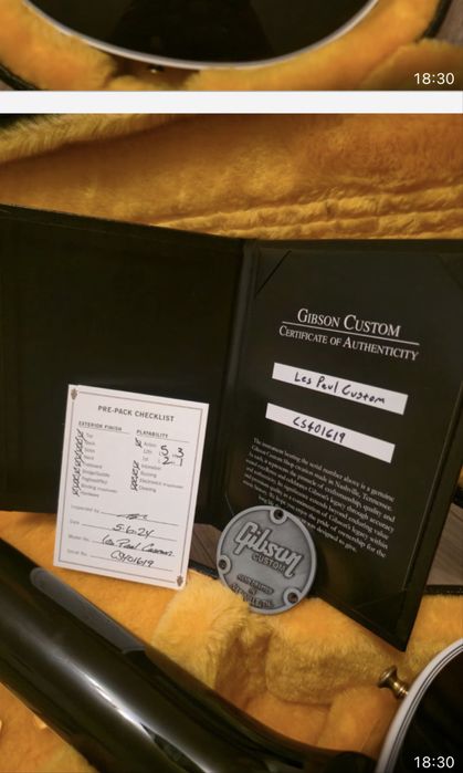 Gibson les paul custom idealny