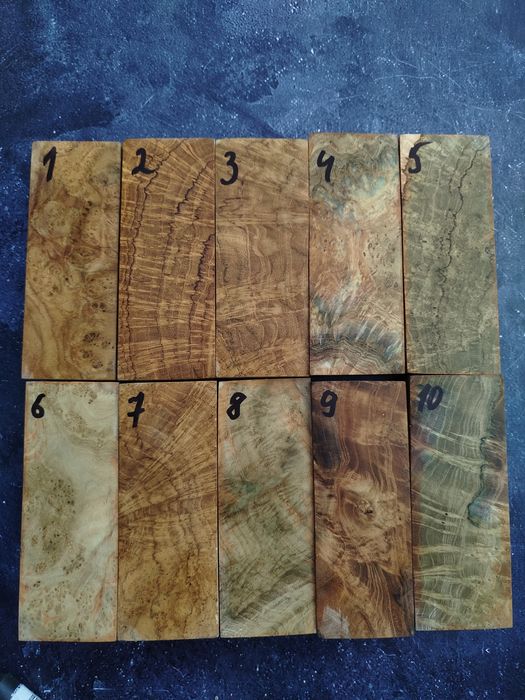 Заготовка для руків'я ножа - тикове дерево