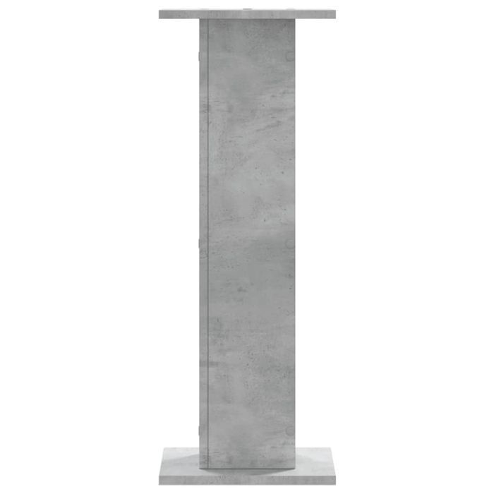 Podstawki Pod Głośniki, 2 Szt., Szarość Betonu, 30X30X80 Cm