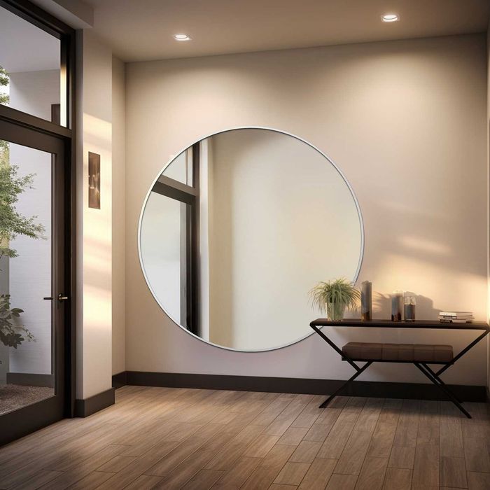 Lustro w ramie mdf slim OTYLIA FI 70 cm - ALFARAM