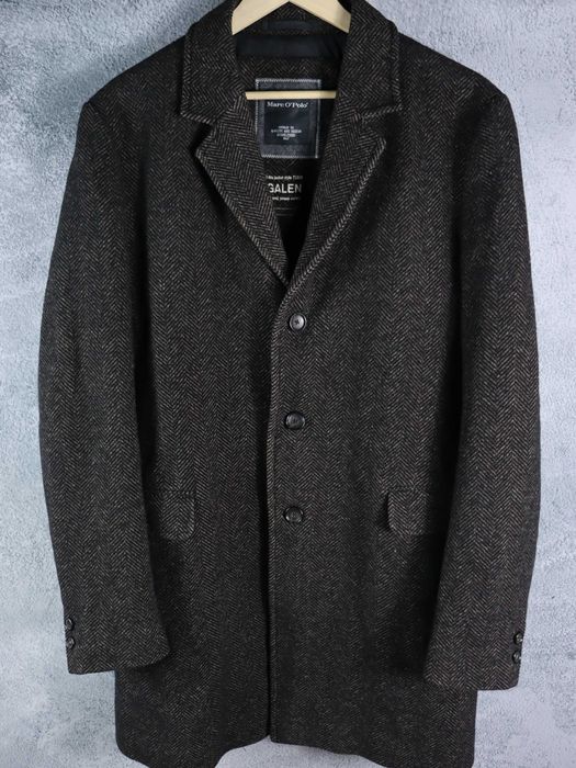 Marc O'polo męski płaszcz Galen ciepły zimowy wełna wełniany 56 XL