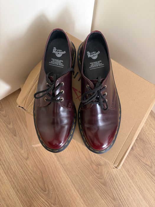 Dr. Martens 1461 Cherry Red Vegan, розмір 39, жіночі