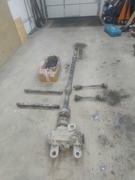 vw t4 kompletny tylny  napend syncro 2,5tdi 2003rok do longa