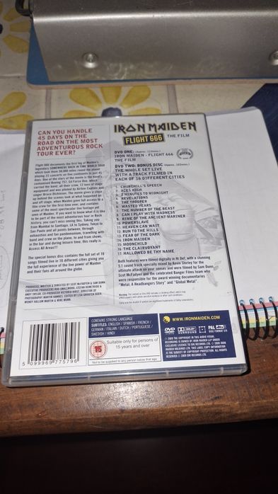 Iron Maiden 666 flight dvd heavy metal