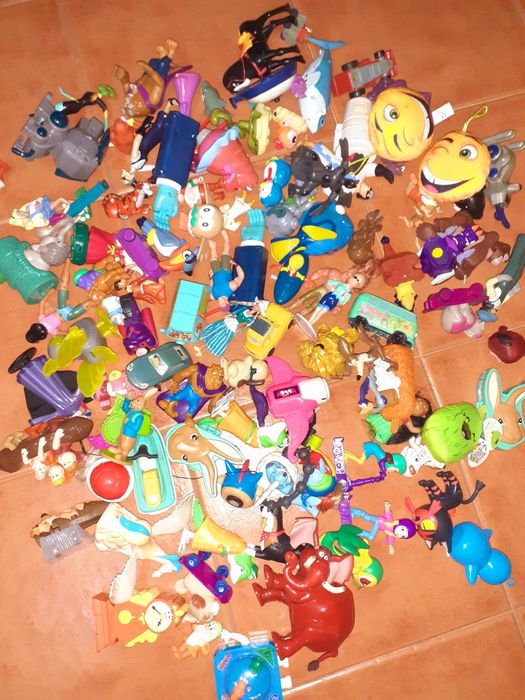 Brinquedos grande lote de bonecos mcdonalds 100