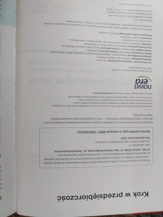 Podręcznik krok w przedsiębiorczość