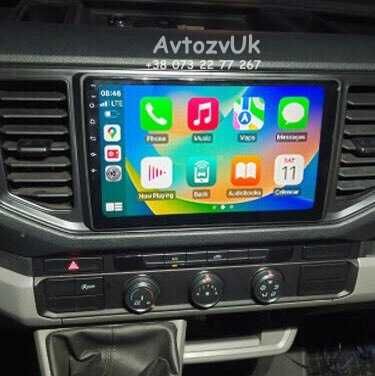Магнитола CRAFTER Volkswagen TRANSPORTER T6 Atlas TERAMONT Android 16