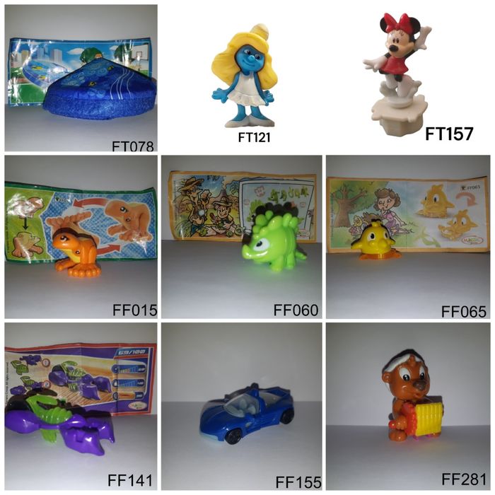 coleção Kinder surpresa-Bonecos (Lote 1)