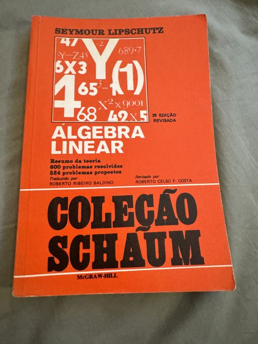 Livro Álgebra Linear de Seymour Lipschutz