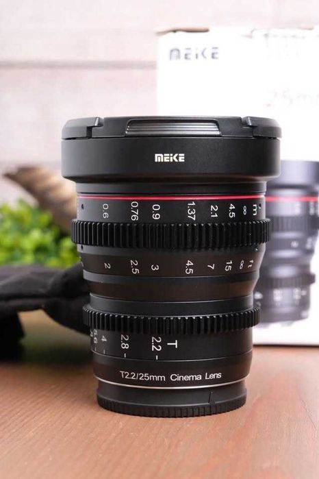 Meike 25mm T2.2 Objectiva de Cinema MF P/ Sony a6100,a6300,a6500 etc