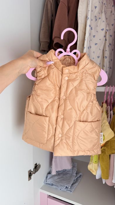Жилетка зі стійкою кемел Little Angel 80 розмір