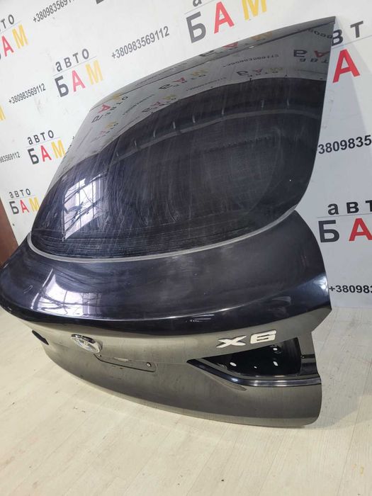 BMW X6 F16 Кришка багажніка Ляда Скло колір 475 Black Sapphire