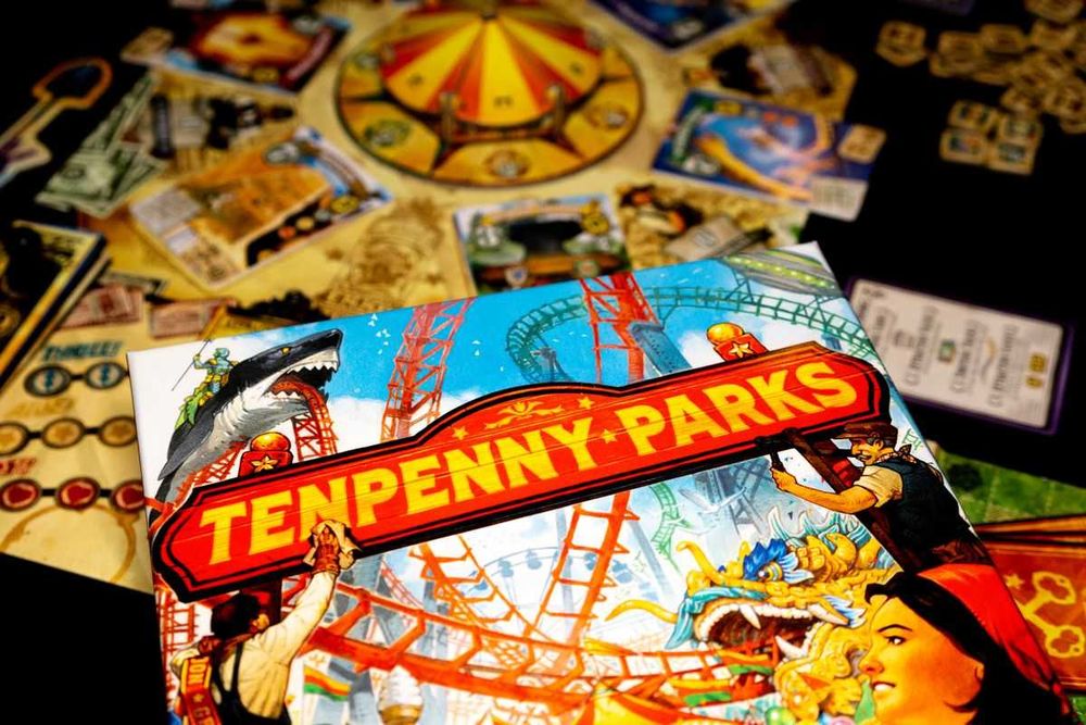 tenpenny parks board game jogo tabuleiro