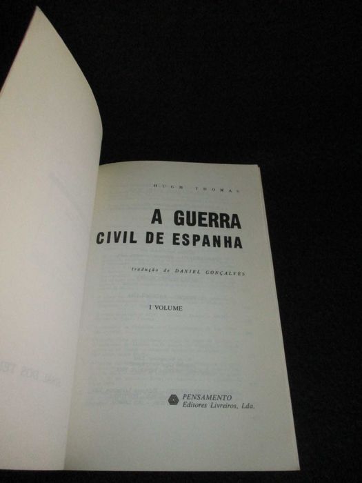 Livros A Guerra Civil de Espanha Hugh Thomas 2 Volumes