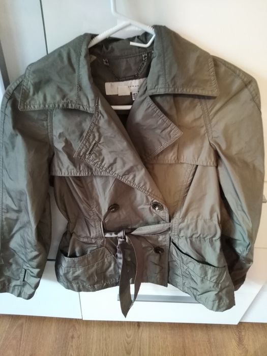 Płaszczyk Zara, rozmiar S, kolor khaki