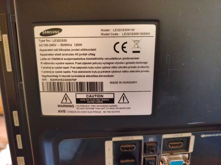 Telewizor Samsung 32 cale, dekoder DVBT2