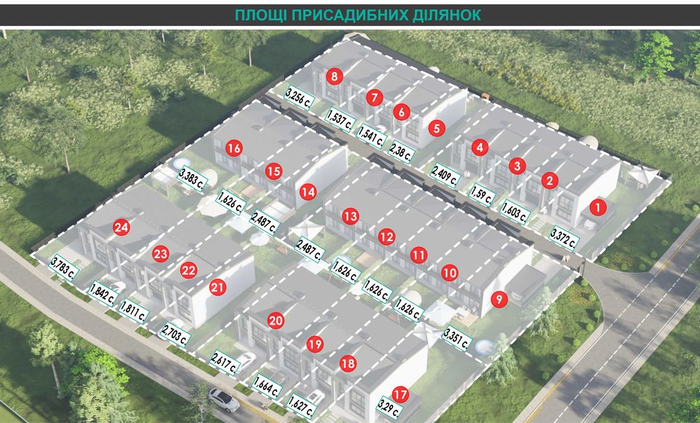Продається Таунхаус (кутовий) 130 м2, ділянка 2.5 с. Розтермінування
