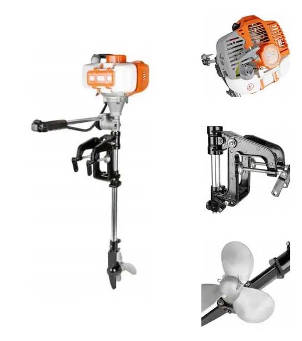 Мотор для човна бензиновий Eurocraft 6 к.с / 59,4 см³ / 7000 об/хв