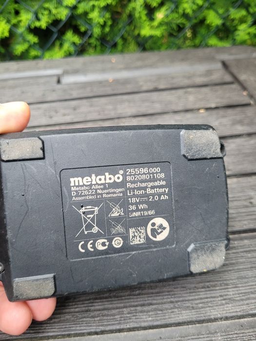 Akumulator Metabo 18V 2Ah