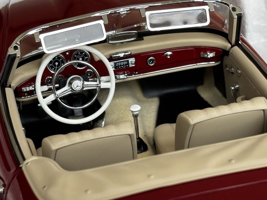 Mercedes-Benz 190 SL 1:18 red AutoArt Millennium rzadki