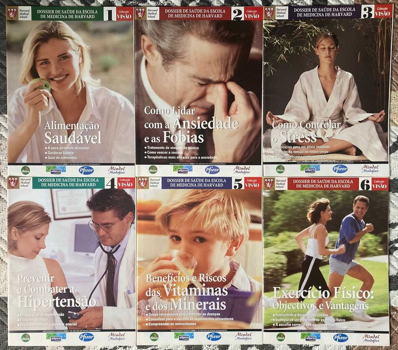 Dossier de Saúde da Escola de Medicina de Harvard - Volumes 1 a 6